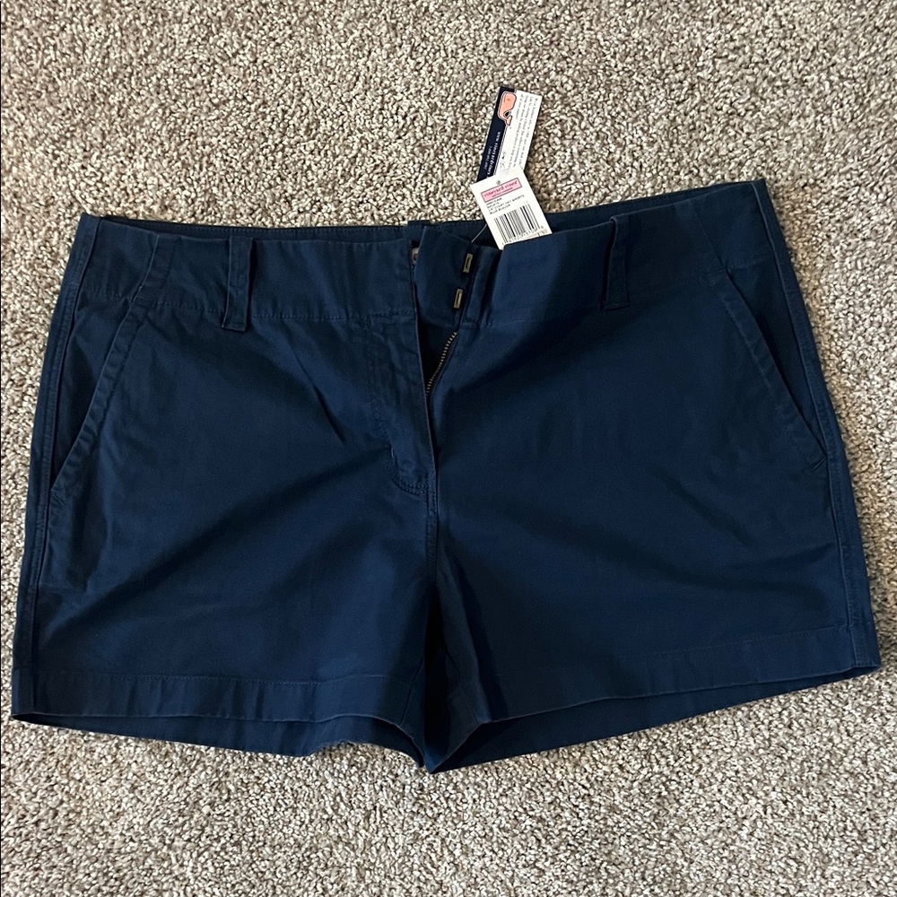 Vineyard Vines Women's Navy Classic Cotton Shorts